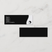 Yin-Yang Visitenkarte (Vorne/Hinten)