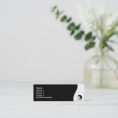 Yin-Yang Visitenkarte (Stehend Vorderseite)