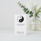Yin Yang Visitenkarte (Stehend Vorderseite)