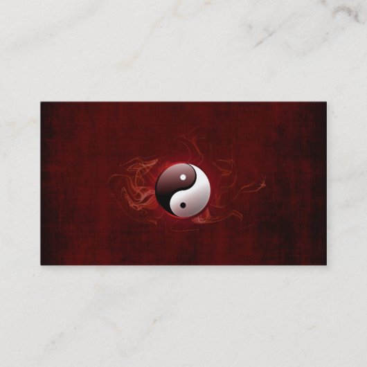 yin Yang-Visitenkarte Visitenkarte (Vorderseite)
