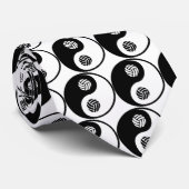 Yin Yang Volleyball Krawatte (Gerollt)