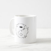 Yin Yang von Physik [LICHT] Kaffeetasse (Vorderseite Links)