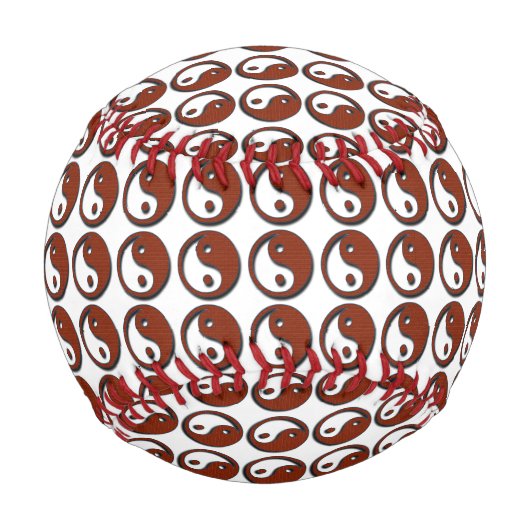 Yin Yang von Shirley Taylor Baseball (Vorderseite)