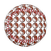Yin Yang von Shirley Taylor Baseball (Vorderseite Links)