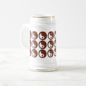 Yin Yang von Shirley Taylor Bierglas (Vorderseite Links)