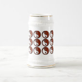 Yin Yang von Shirley Taylor Bierglas (Mittel)