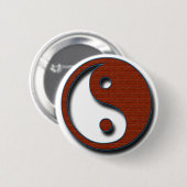 Yin Yang von Shirley Taylor Button (Vorne & Hinten)