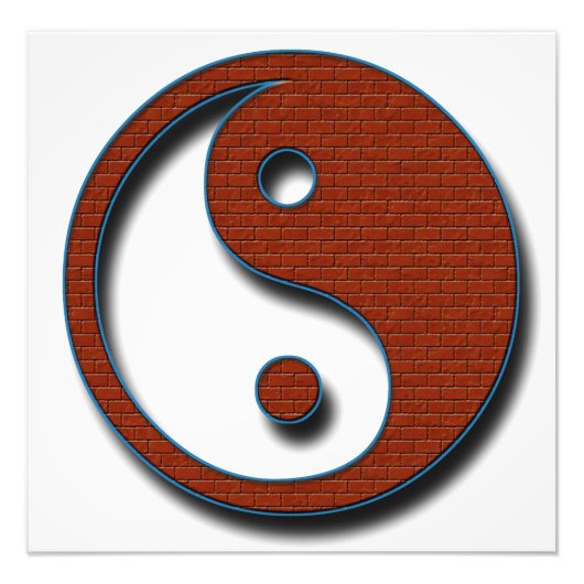 Yin Yang von Shirley Taylor Fotodruck (Vorne)