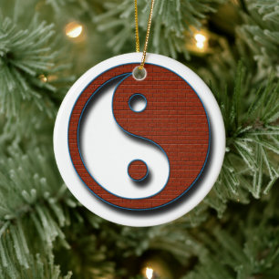 Yin Yang von Shirley Taylor Keramik Ornament