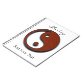 Yin Yang von Shirley Taylor Notizblock (Linke Seite)