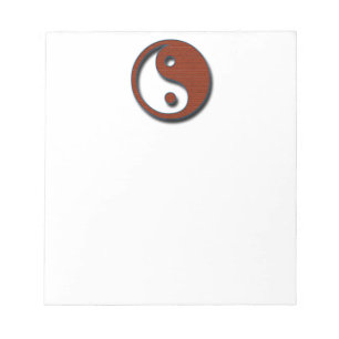 Yin Yang von Shirley Taylor Notizblock