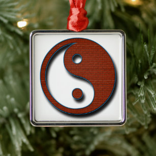 Yin Yang von Shirley Taylor Ornament Aus Metall