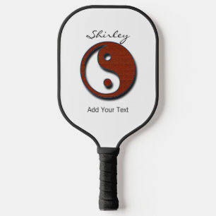 Yin Yang von Shirley Taylor Pickleball Schläger