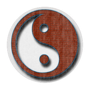 Yin Yang von Shirley Taylor Schneidebrett
