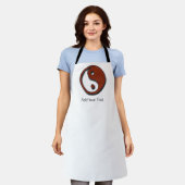 Yin Yang von Shirley Taylor Schürze (Getragen)