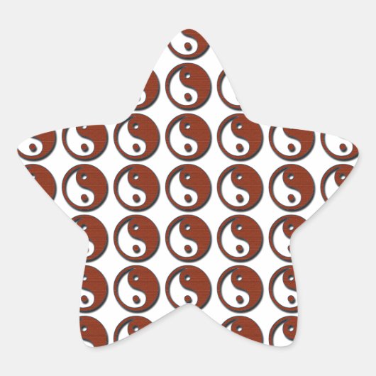 Yin Yang von Shirley Taylor Stern-Aufkleber (Vorderseite)