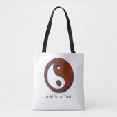 Yin Yang von Shirley Taylor Tasche (Vorderseite)