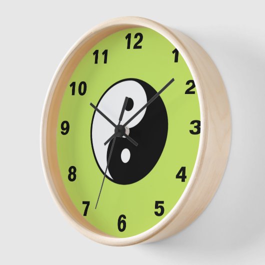 Yin Yang Wall Clock Uhr (Winkel)