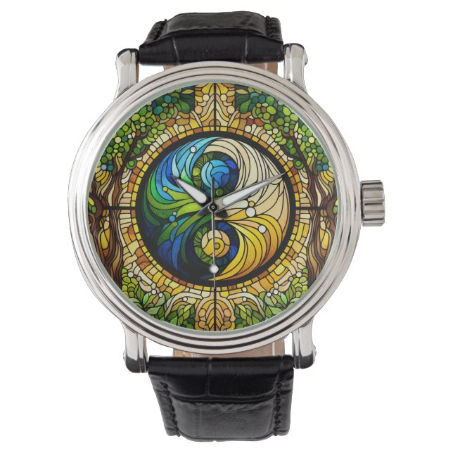 Yin Yang Watch Armbanduhr (Vorderseite)