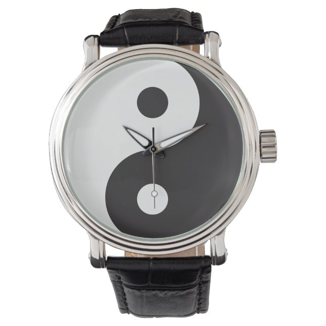 Yin Yang Watch Armbanduhr (Vorderseite)