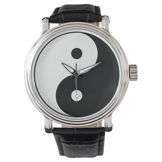 Yin Yang Watch Armbanduhr (Vorderseite)