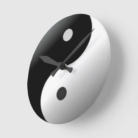 Yin Yang Watch Runde Wanduhr (Winkel)