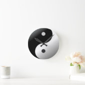 Yin Yang Watch Runde Wanduhr (Zuhause)