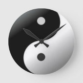 Yin Yang Watch Runde Wanduhr (Vorderseite)