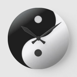 Yin Yang Watch Runde Wanduhr