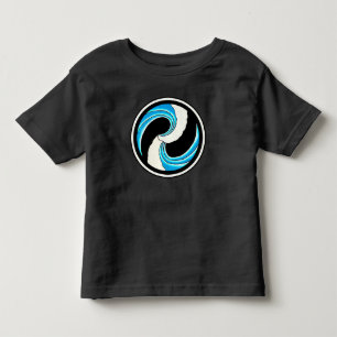 Yin Yang Waves Kleinkind T-shirt
