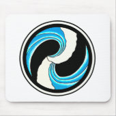 Yin Yang Waves Mousepad (Vorne)