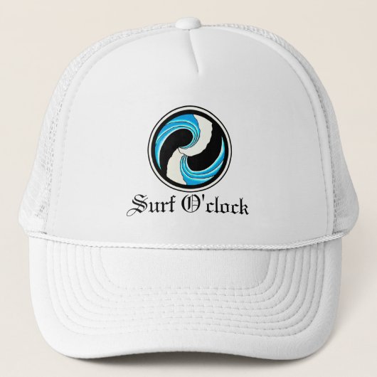 Yin Yang Waves Truckerkappe (Vorderseite)