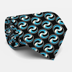 Yin Yang Wellen Krawatte