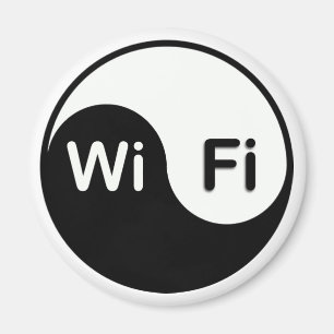 Yin Yang Wi-Fi Magnetknopf Magnet