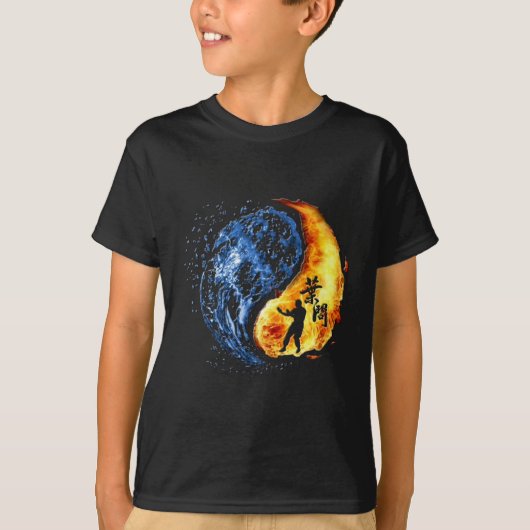 Yin Yang (Wing Chun) IP Man Linage T-Shirt (Vorderseite)
