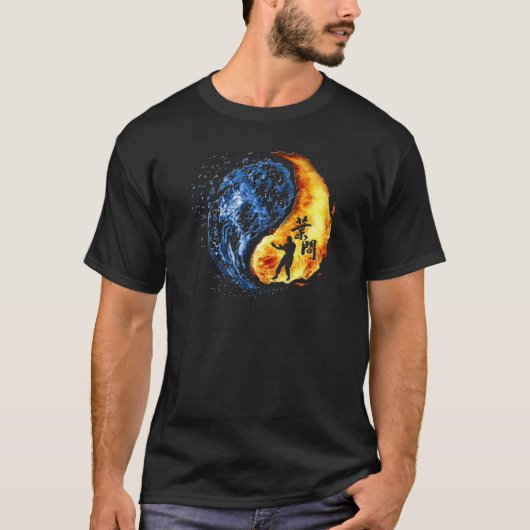 Yin Yang (Wing Chun) IP Man Linage T-Shirt (Vorderseite)
