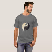 Yin-Yang Wing Emblem T-Shirt – Dark Fantasy (Vorne ganz)