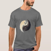 Yin-Yang Wing Emblem T-Shirt – Dark Fantasy (Vorderseite)