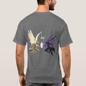 Yin-Yang Wing Emblem T-Shirt – Dark Fantasy (Rückseite)