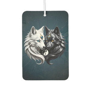 Yin Yang Wolves. Autolufterfrischer