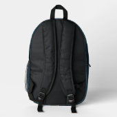 Yin Yang Wolves. Bedruckter Rucksack (Rückseite)