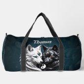 Yin Yang Wolves. Duffle Bag (Vorderseite)