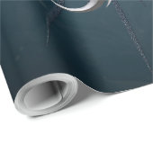 Yin Yang Wolves. Geschenkpapier (Rolleneckpunkt)