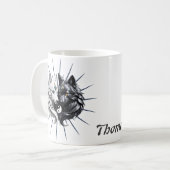 Yin Yang Wolves. Kaffeetasse (Vorderseite Links)