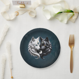 Yin Yang Wolves. Pappteller