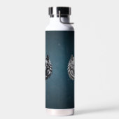 Yin Yang Wolves. Trinkflasche (Links)