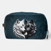 Yin Yang Wolves. Waschbeutel (Vorderseite)