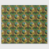 Yin Yang Wrapping Paper Geschenkpapier (Flach)