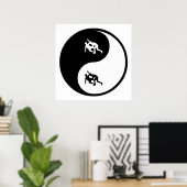 Yin Yang Wrestling Poster (Heimbüro)
