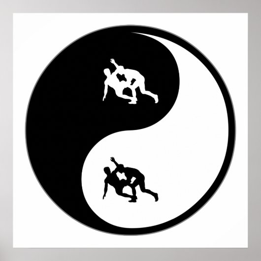 Yin Yang Wrestling Poster (Vorne)
